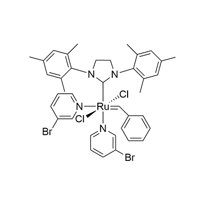Dichloro[1,3-bis(2,4,6-trimethylphenyl)-2-imidazolidinylidene](benzylidene)bis(3-bromopyridine)ruthenium(II)