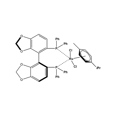 Chloro[(S)-(-)-5,5′-bis(diphenylphosphino)-4,4′-bi-1,3-benzodioxole](p-cymene)ruthenium(II) chloride