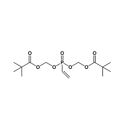 2,2-dimethylpropanoic acid [(2,2-dimethyl-1-oxopropoxy)methoxy-ethenylphosphoryl]oxymethyl ester