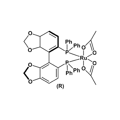 Diacetato[(R)-(+)-5,5′-bis(diphenylphosphino)-4,4′-bi-1,3-benzodioxole]ruthenium(II)