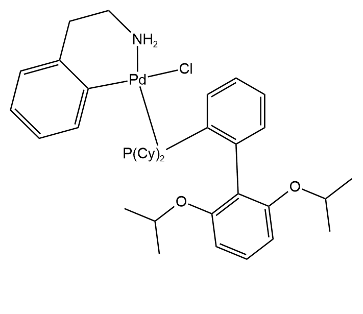 Chloro(2-dicyclohexylphosphino-2′,6′-di-i-propoxy-1,1′-biphenyl)[2-(2-aminoethyl)phenyl] palladium(II),methyl-t-butylether adduct （RuPhos Pd G1）
