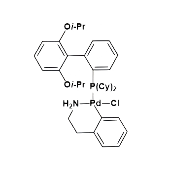 Chloro(2-dicyclohexylphosphino-2′,6′-di-i-propoxy-1,1′-biphenyl)[2-(2-aminoethyl)phenyl] palladium(II),methyl-t-butylether adduct （RuPhos Pd G1）