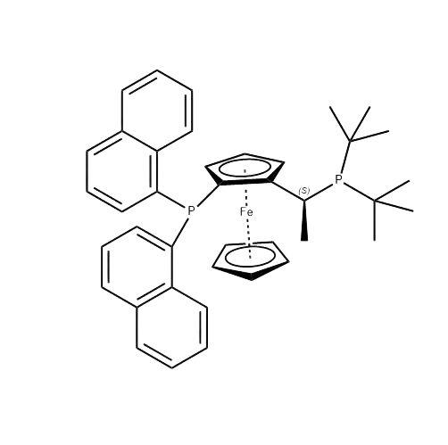 (S,S)-1-[1-(Di-tert-butylphosphino)eth yl]-2-[di(1-naphthyl)phosphino]ferroc ene