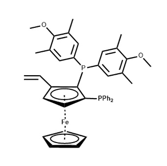 2-[bis(4-methoxy-3,5-dimethylphenyl) phosphino]-1-(diphenylphosphino)-3-e thenylferrocen